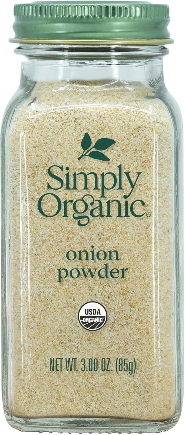 Simply Organic White Onion Powder, Certified Organic | 3 oz | Allium cepa