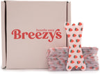 Breezys Nasal Strips | Cute Nose Breathing Tape for Better Sleep, Anti Snoring Solution, Nasal Congestion Relief - Extra Strength and Comfortable Universal Fit | 25 Ct (Strawberries and Cream)