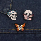 Creative Animal Enamel Brooch Pin Sets Kawaii Cartoon Lapel Pin for Jackets Backpacks Bags Decor Gifts for Lovers Friends