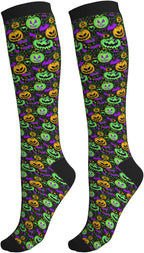 Compression Socks for Women Men Knee High Support Socks for Sports Running Cycling Work