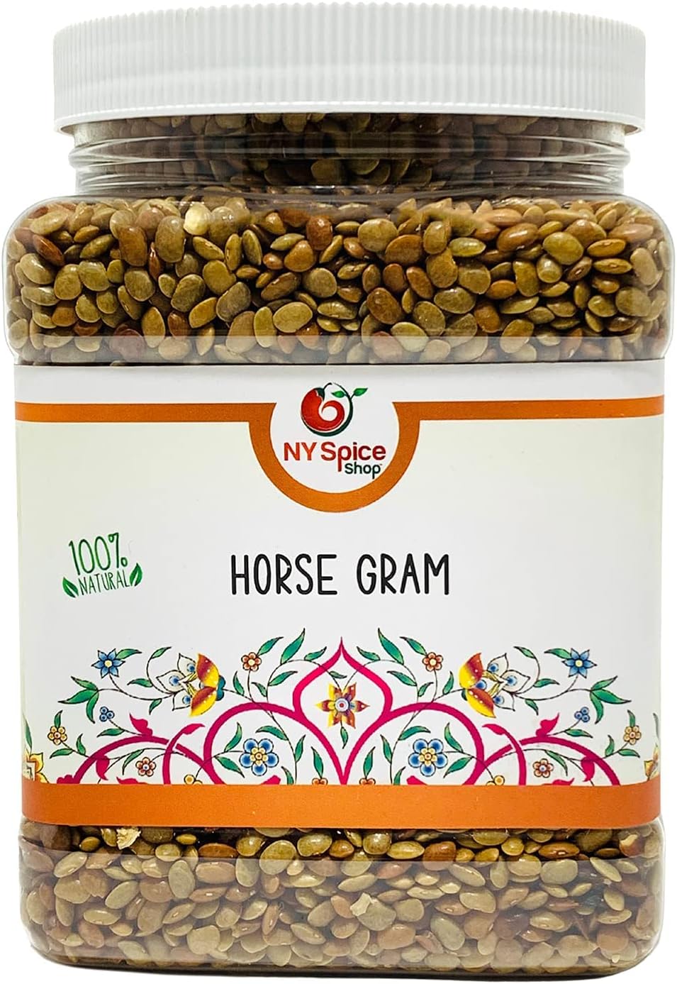 NY SPICE SHOP Horse Gram Lentils – 1.5 Pound Horse Gram – Indian Kulthi Beans – Muthira Seeds – Macrotyloma uniflorum –100% Natural – Full of Fiber & Protein