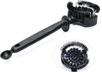 58mm Espresso Cleaning Brush - Group Head Cleaning Brush - Detachable 360 Nylon Cleaning Bristle Tools for Coffee Machine 58mm Portafilter Shower Screen