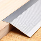 Trimold Aluminum Floor Transition Strip Flooring Reducer, Suitable for Doorways Threshold Ramp Tile Laminate, Bridge the Height Between 0.3-1.6 Inch (2.9Ft x 3.9In, Matte Silver)