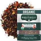 Organic Positively Tea Company, Very Berry Citrus, Herbal Tea, Loose Leaf, 16 Ounce