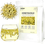 NASLAPH Dried Honeysuckle Herbal Tea Honeysuckle Buds, 3.88Oz/110g Natural Honeysuckle Jin Yin Hua Tea with Delicate Floral Aroma, Naturally Sweet Taste