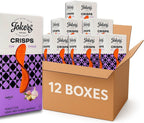 Roasted Garlic Rye Crisps 12 Boxes x 90g – Crunchy Snack for Dips, Soups & Salads, Party Snack, Toasted Bread Crisps, Better Than Nachos, European Rye Chips (12 Pack, Roasted Garlic)