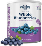 Augason Farms Freeze-Dried Whole Blueberries Emergency Food Supply, 26 Servings, 30 Year Shelf Life, Great for Cooking, Baking, and Snacks - Dehydrated Meals, Survival Food Camping Essentials Can