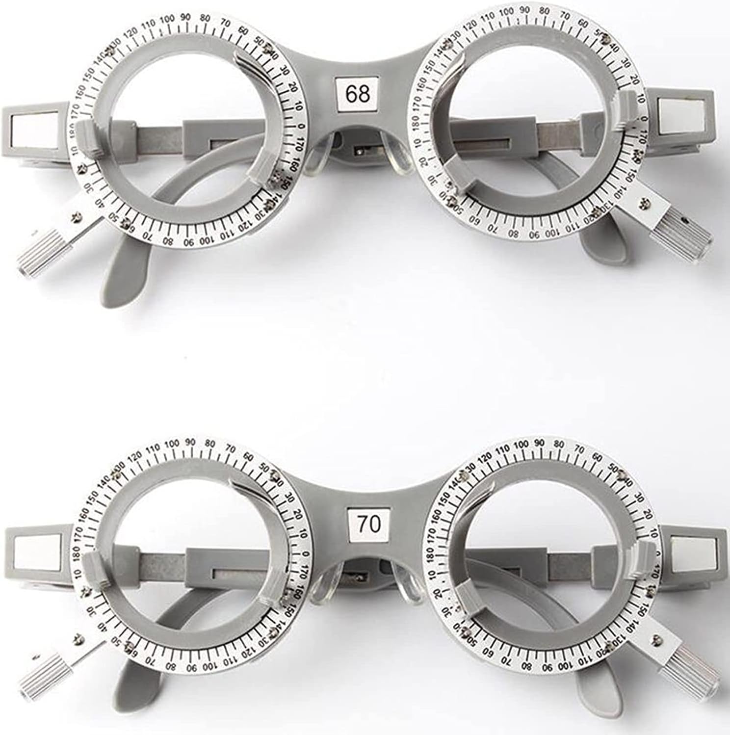 Optical Optic Trial Lens Frame Nylon Optical Trial Frame, Optical Trial Lens Frame Optometry Eye Test Glasses Frame Glasses Equipment，PD 52, 54, 56, 58, 60, 62, 64, 66, 68, 70MM(Size:54)