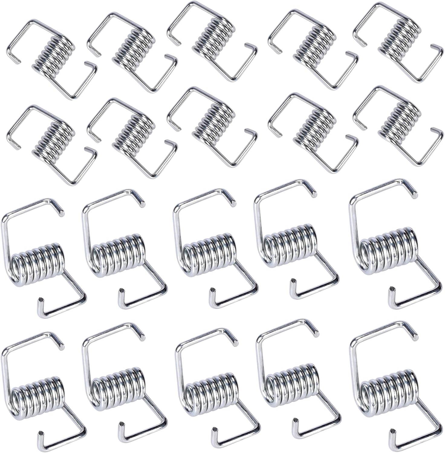 20 Pack GT2 Belt Tensioner Torsion Spring 2GT Locking Tension Springs 6mm + 10mm Width for Reprap Ultimaker Timing Synchronous Rubber Belts 3D Printer Parts