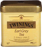 Twinings Earl Grey Loose Tea Tins, 7.05 Ounce Tins (Pack of 1), Smooth, Flavourful, Robust Black Tea Leaves, Caffeinated, Enjoy Hot or Iced
