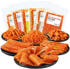 Spicy Noodle Web Celebrity latiao Snacks ,Big Spicy Piece Nostalgia Spicy，Convenient Fast Food，Gluten, Casual Snacks，Handmade Spicy Strips ,Spicy French fries (Long Spicy Stick,1 bag)