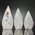 Unique White Agate Crystal Cave Tower - Natural Stone Ornament for Home & Jewelry Decor, Perfect DIY Accessory & Gift for Christmas, Halloween, Easter