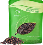 Soeos Whole Cloves 4 oz, Gluten Free, Non GMO, Kosher, Fresh Hand Picked Cloves, Great for Food and Tea