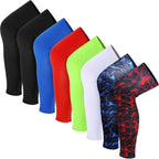 Tatuo Leg Sleeves Compression Long Knee Sleeve UV Protect for Men Women Sport Basketball Football