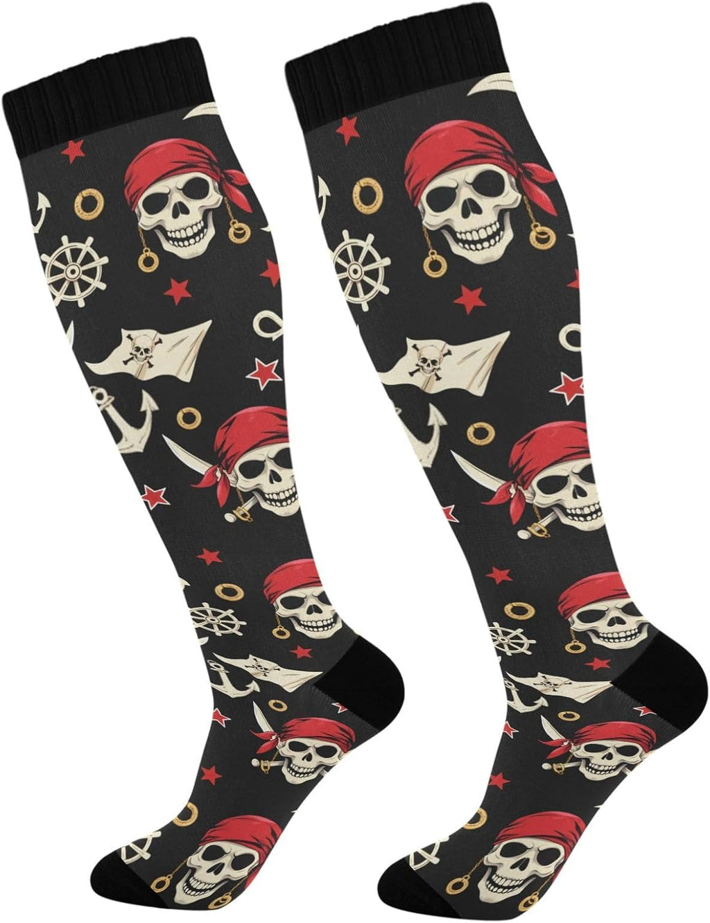 Pigsaly Ceramic Mugs Coffee Cups Womens Knee High Socks Love Compression Socks Athletic Tube Sock Outdoor Sport Socks