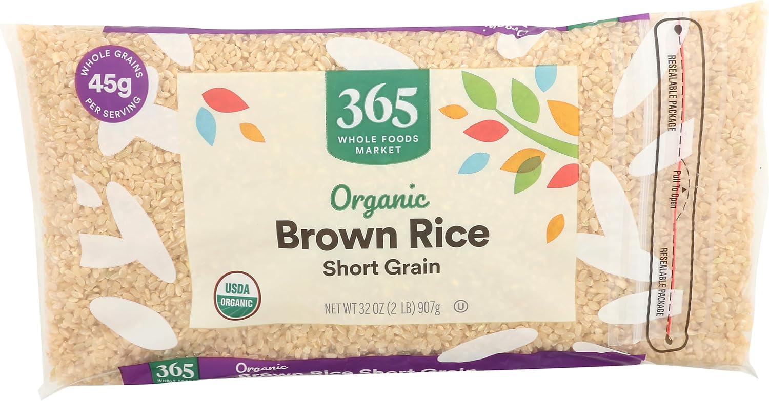 365 by Whole Foods Market, Organic Short Grain Brown Rice, 32 Ounce
