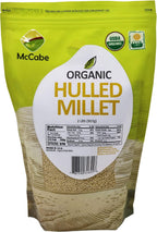 McCabe Organic Hulled Millet - Millet Organic | Rich with Fiber & Minerals | USDA and CCOF Certified | Packed in USA | 2Lbs