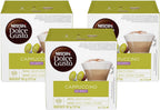 Nescafe Dolce Gusto Pods, Skinny Cappuccino, 16 capsules, Pack of 3
