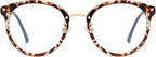 SOJOS Retro Round TR90 Blue Light Reading Glasses Womens Mens Readers Computer Glasses Eyewear Frame SJ9001