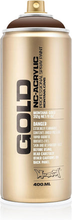 Montana Cans GOLD Spray Paint, 400ml, Cacao, MXG-G8120