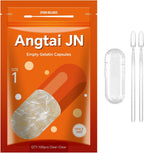 Capsules Size 1 Empty Gelatin Pill Gel Caps Pure Bovine Clear (100 Count) Gluten Free, Non-GMO, Halal Certified Filling Kit with 2 Spoons for DIY Your Own Supplements