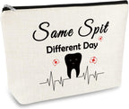 Funny Dentist Gift Makeup Bag for Women Dental Hygienist Future Dentist Gift Dental Student Graduation Gifts Cosmetics Bag Appreciation Christmas Birthday Gifts for Dentists Assistant