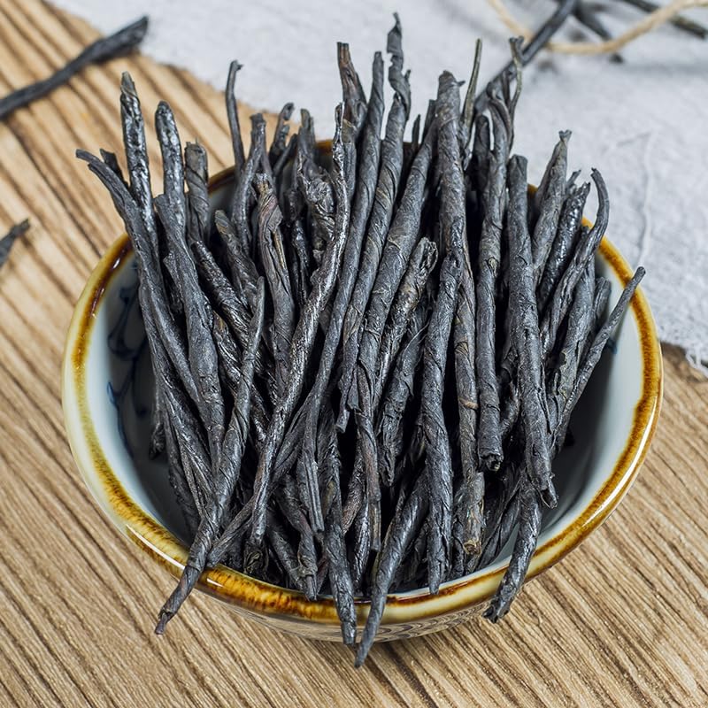 100% Kuding Tea Ku Ding Tea 100g / 3.52oz Premium Needle Kuding Tea - Bitter Green Tea - Ku Ding Herbal Tea Chinese Spike Loose Large-leaf