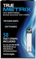 TRUE METRIX Self Monitoring Blood Glucose Test Strips, TRUE METRIX Family of Self Monitoring Blood Glucose Meters, 50 Count