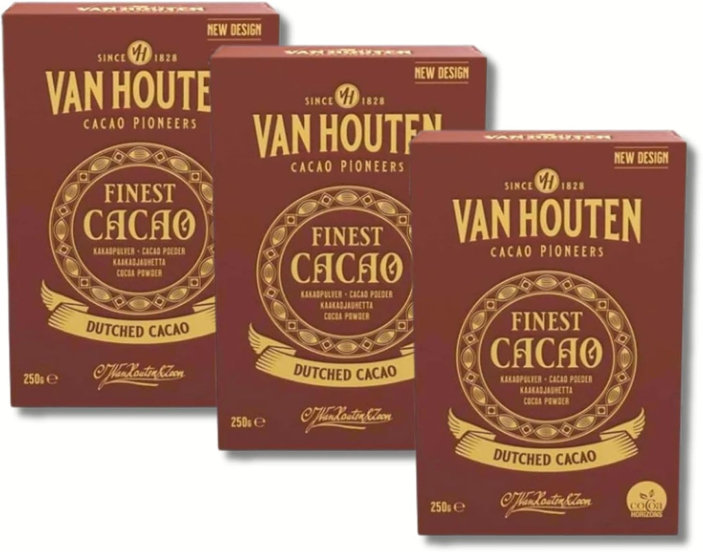 Van Houten Dutched Cocoa 8.8 Ounce Box (Pack of 3)