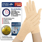 Dr. Arthritis Essentials Arthritis Gloves, Compression Gloves Ideal as Raynauds Gloves, Hand Brace for Arthritis