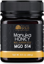 Nature's Gold Raw Manuka Honey, MGO 514+ | Authentic MGO, Australian Honey, Non-GMO, 100% Pure Genuine Traceable from Hive to Home