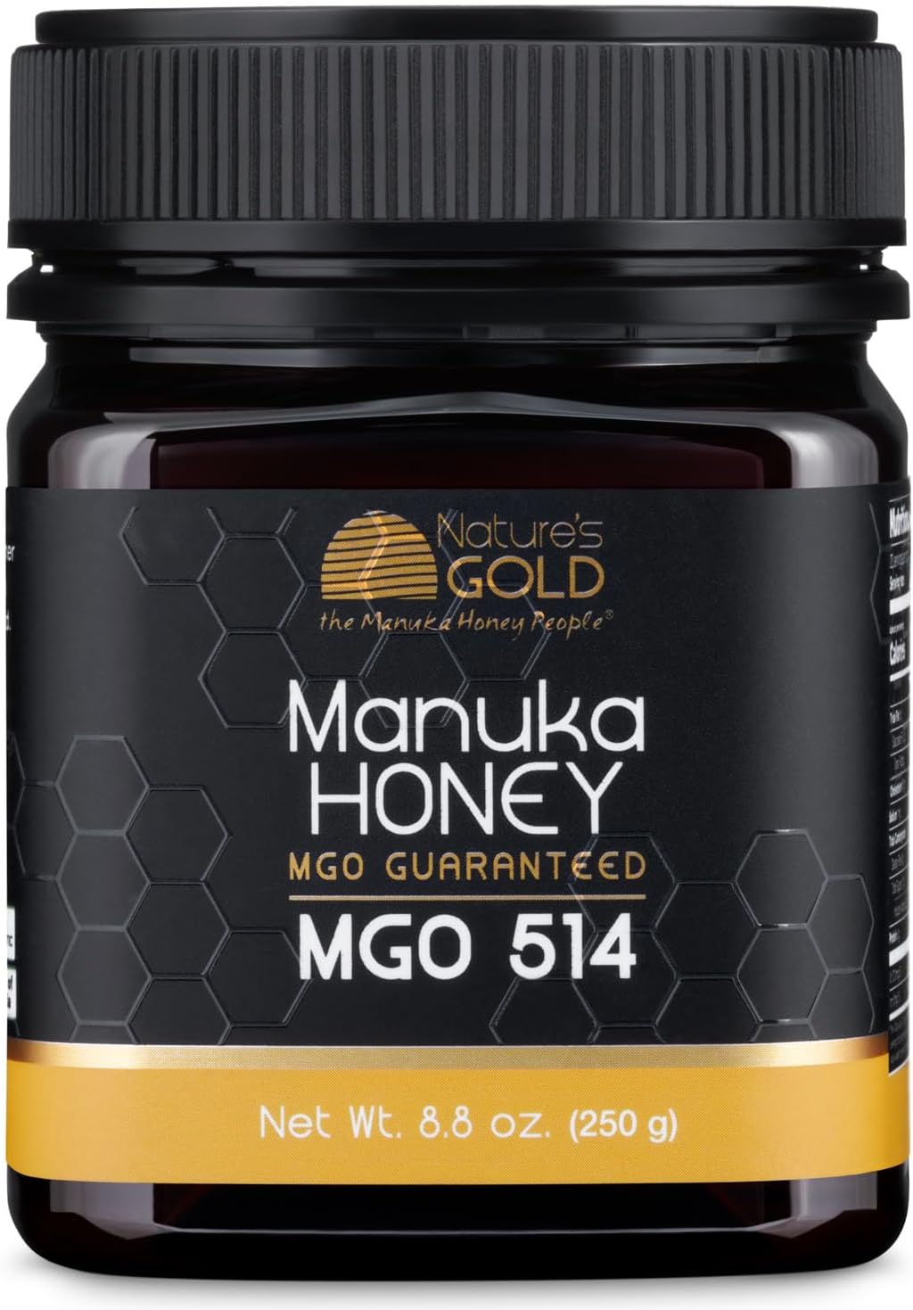 Nature's Gold Raw Manuka Honey, MGO 514+ | Authentic MGO, Australian Honey, Non-GMO, 100% Pure Genuine Traceable from Hive to Home