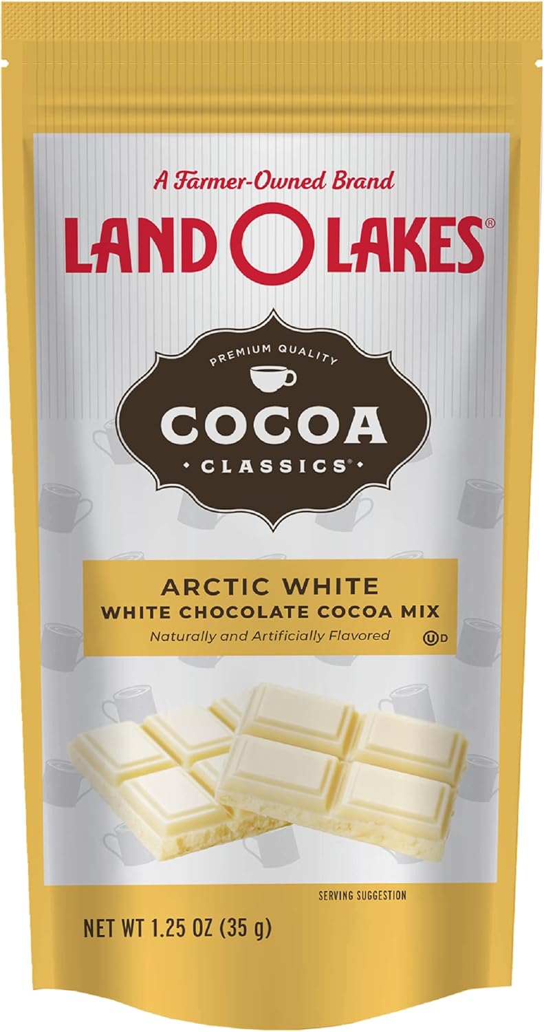 Land O Lakes Arctic White Hot Cocoa Classics Mix, 1.25 Oz, Pack of 36