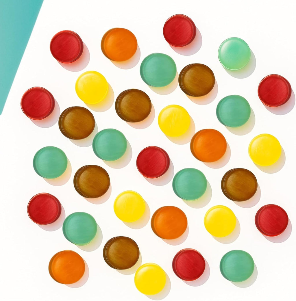ANDY ANAND CHOCOLATIER Assorted Fruit Hard Candy (80 Pcs,Pack of 1) – Sugar Free Hard Candy Individually Wrapped, Mixed Fruit Drops with Stevia, Gluten Free European Made Treat (7 Oz)