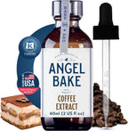 Pure Coffee Extract for Baking and Mixology - Cold Brewed Premium Natural Flavoring for Desserts, & Beverages - Kosher, Keto Friendly, Vegan & Gluten-Free (2 Oz Extract with Latex-Free Dropper)