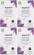 (4 Pack) - Dragonfly Tea - Earl Grey Rooibos Tea | 40 Bag | 4 Pack Bundle