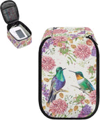 Hummingbird Blood Pressure Monitor Case Hard Carrying Medical Travel Storage Bag Universally Compatible Portable BPM Cuff Health Accessories Pouch Replacement