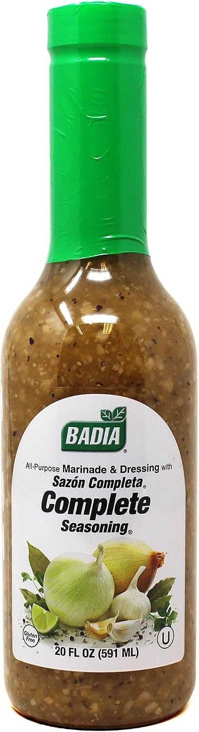 Badia All Purpose Marinade & Dressing with Complete Seasoning, 20 fl oz – Flavorful Blend for Meats, Salads & More