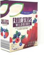 NON-GMO Fruit Strips, Wildberry, 21 Strips Value Pack 10.5 oz/294g (Pack of 1)