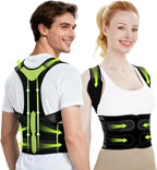 Posture Corrector for Women and Men, Invisible Full Back Support Brace with Enhanced Breathable Mesh, Shoulder Straightener for Back & Neck Pain Relief, Scoliosis & Posture Improvement, Large