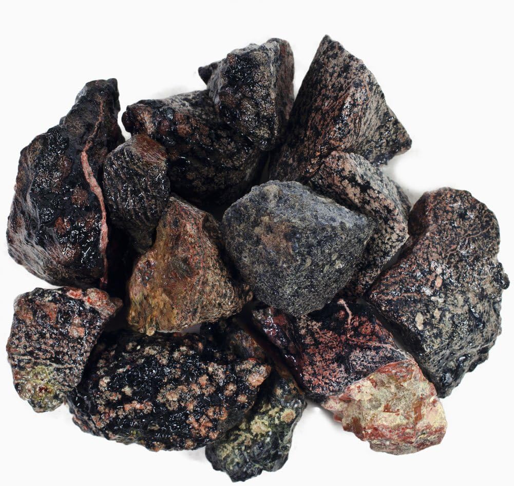 Hypnotic Gems Materials: 1 lb Bulk Rough Snowflake Obsidian Stones from Mexico - Raw Natural Crystals for Cabbing, Cutting, Lapidary, Tumbling, Polishing, Wire Wrapping, Wicca & Reiki Crystal Healing