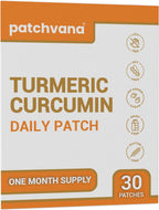 Turmeric Curcumin Patch for Women & Men, 1 Month Supply, 30 Patches
