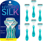 Schick Hydro Silk Sensitive Women's Disposable Razors, 6ct | 5-Blade Disposable Razors for Women Sensitive Skin | Travel Razor for Women