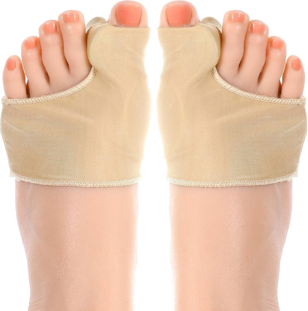 Ptwola Bunion Corrector Relief Sleeve Toe Socks for Hallux Valgus Big Toe Separator Straighteners Alignment Relief Gel Pad Non-Slip Toe Spacer for Women Men Day Night Support Hallux Valgus Guard