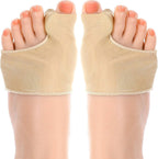 Ptwola Bunion Corrector Relief Sleeve Toe Socks for Hallux Valgus Big Toe Separator Straighteners Alignment Relief Gel Pad Non-Slip Toe Spacer for Women Men Day Night Support Hallux Valgus Guard