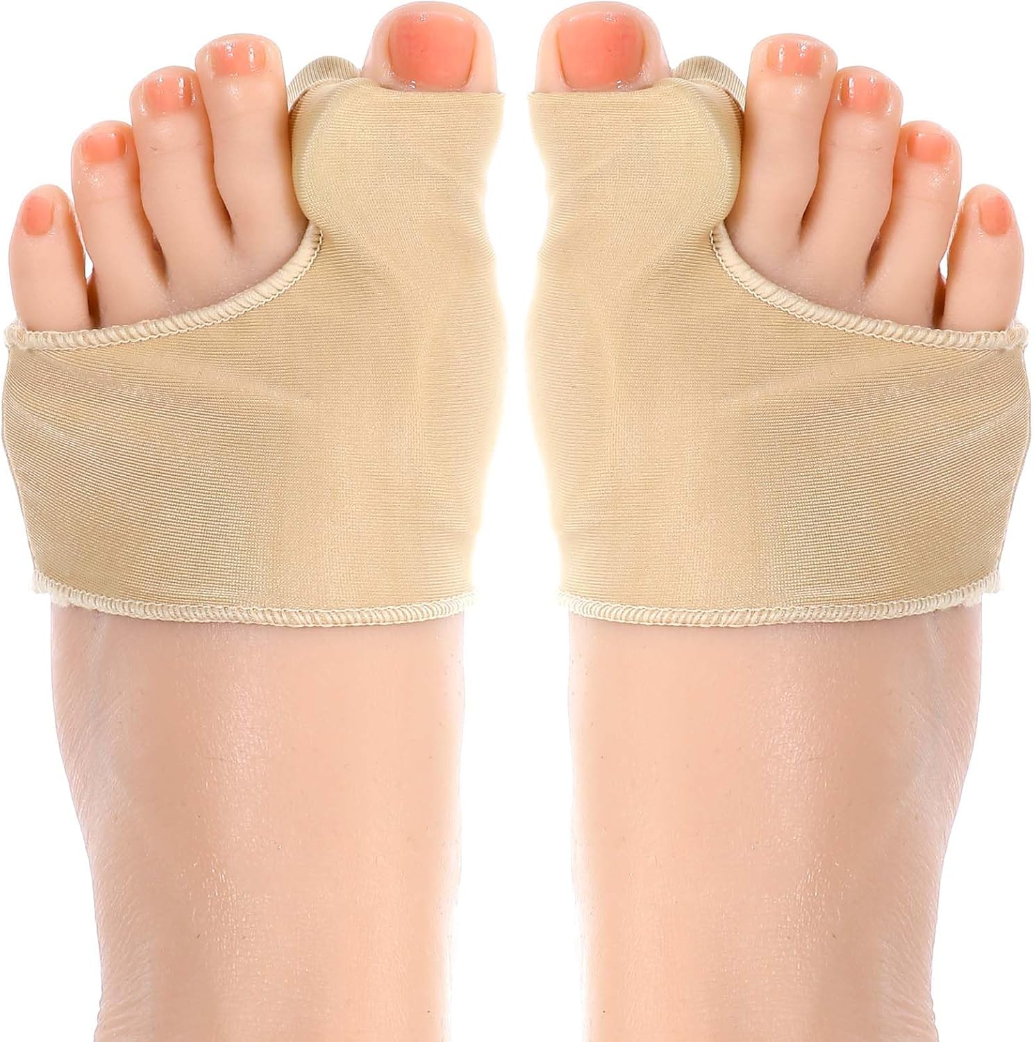 Ptwola Bunion Corrector Relief Sleeve Toe Socks for Hallux Valgus Big Toe Separator Straighteners Alignment Relief Gel Pad Non-Slip Toe Spacer for Women Men Day Night Support Hallux Valgus Guard