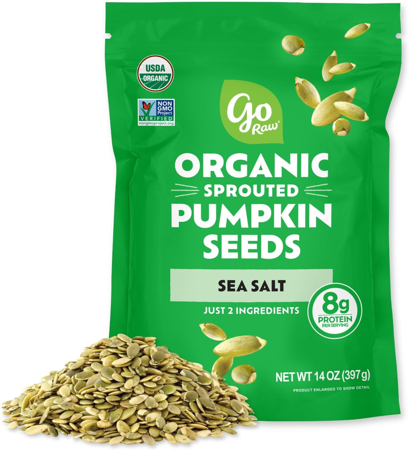 Go Raw Organic Sprouted Pumpkin Seeds, 14 Oz