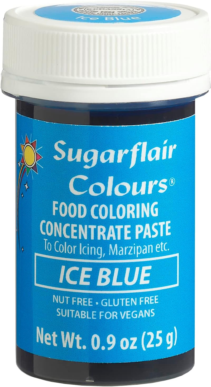 Sugarflair Food Coloring Concentrate Paste, 25 Grams Ice Blue