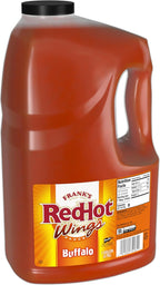 Frank's RedHot Original Buffalo Wings Sauce, 1 gal - 1 Gallon Bulk Container of Buffalo Hot Sauce with a Bold, Spicy Flavor Perfect for Wings, Dressings, Dips and More