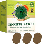 Tinnitus Relief for Ringing Ears, 50Pcs Tinnitus Relief Patches, Support Ear Noise and Buzzing Relief, Improve Hearing Comfort
